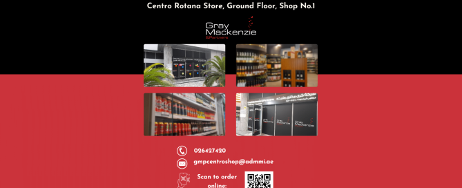 Gray Mackenzie and Partners ADNEC Centro Rotana liquor store is open in Abu Dhabi