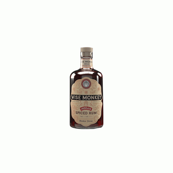 Wise Monkey Indian Spiced Rum (70CL)