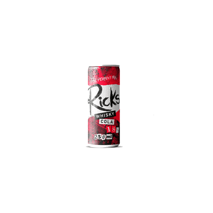 Ricks Whisky Cola 18% (25CL)