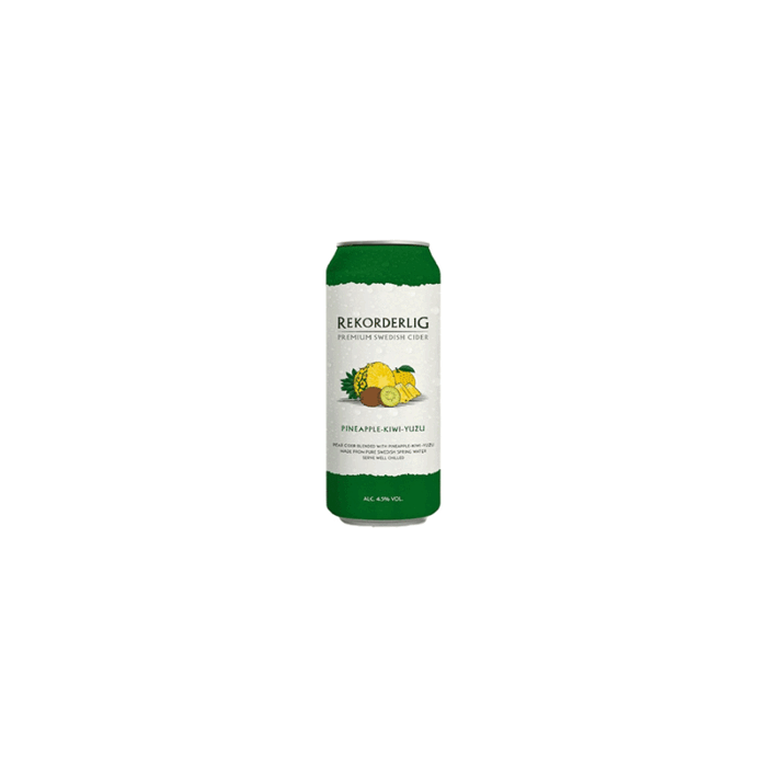 Rekorderlig Cider Pineapple-Kiwi-Yuzu Cans (50CL)